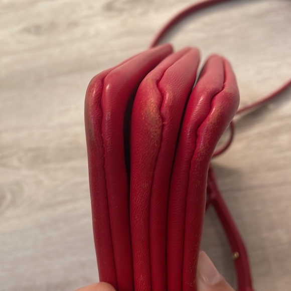 Authentic Celine Trio Small Lambskin Leather Crossbody Bag - Picture 7 of 8